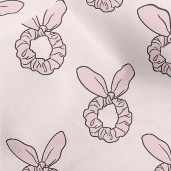 Pink Bunny Ears Hairband Micro Fleece