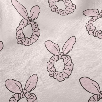 Pink Bunny Ears Hairband Minky