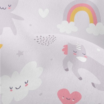 Cute Fairy Tale Creatures Lightweight Performance Linen