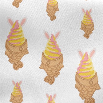Taiyaki Ice Cream Jersey Backed Fleece