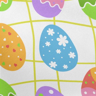 Bright Easter Eggs Pongee