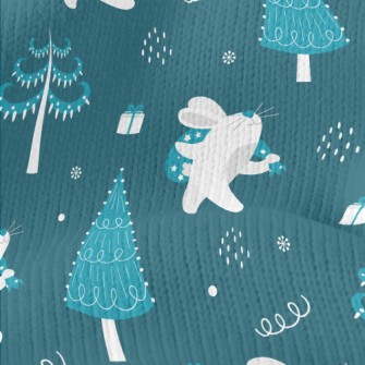 Winter Bunny Christmas Stretch Jersey