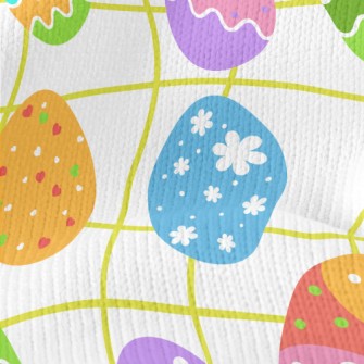 Bright Easter Eggs Stretch Jersey