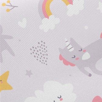 Cute Fairy Tale Creatures Midweight Cotton Poplin