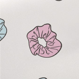 Cartoon Candy Color Hair Band Midweight Cotton Poplin