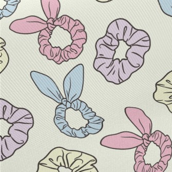 Colorful Cartoon Hair Band Midweight Cotton Poplin