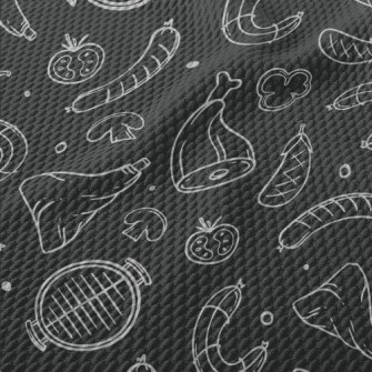 Restaurant Menu Barbecue Ingre Birdseye Piqué