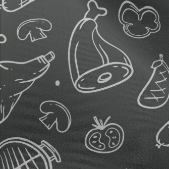 Restaurant Menu Barbecue Ingre Chiffon