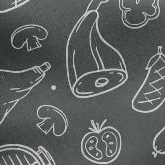 Restaurant Menu Barbecue Ingre Jersey Backed Fleece