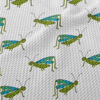 Children&#39;s Grasshopper Gra Birdseye Piqué