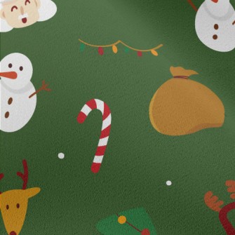 Cute Santa Claus Chiffon