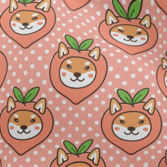 Peach Shiba Inu Chiffon