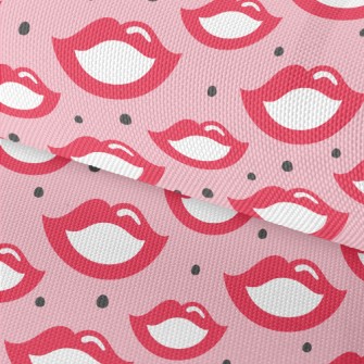 70s Retro Red Lips Waterproof Oxford