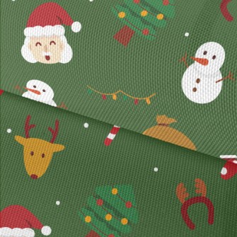 Cute Santa Claus Waterproof Oxford