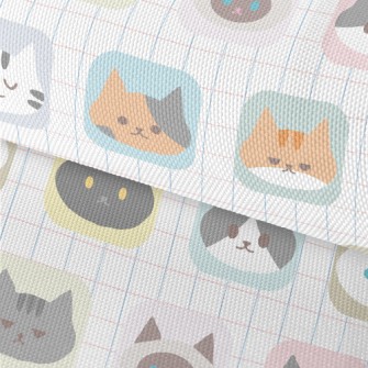 Cartoon Cat Cube Waterproof Oxford