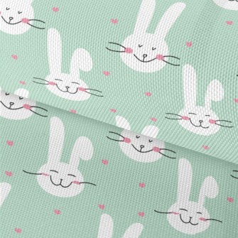 Happy Smiling Bunny Waterproof Oxford