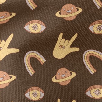 70s Psychedelic Pattern Waterproof Canvas