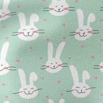 Happy Smiling Bunny Waterproof Canvas