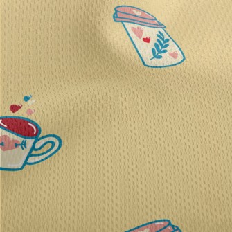 Valentine's Day Limited Co Athletic Mesh Flat Back