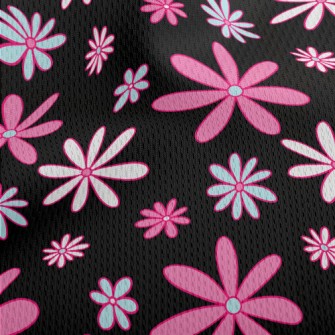 Cartoon Daisy Athletic Mesh Flat Back