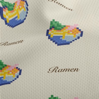 Pixel Ramen Athletic Mesh Flat Back