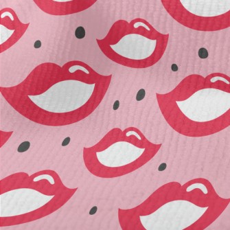 70s Retro Red Lips Terry