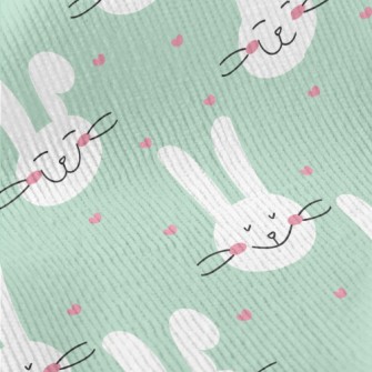 Happy Smiling Bunny Standard Corduroy