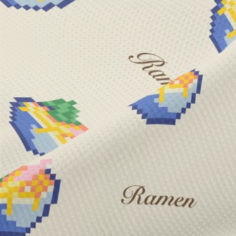 Pixel Ramen Piqué