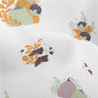 Pumpkin With Leaves Lightweight Performance Linen