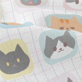 Cartoon Cat Cube Modern Jersey