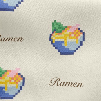Pixel Ramen Jersey Backed Fleece