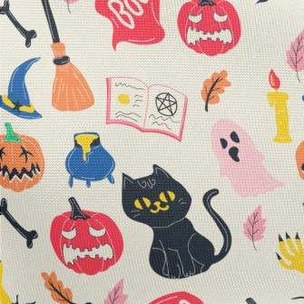 Hand Drawn Halloween Elements Pongee