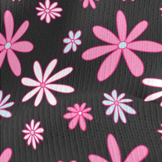 Cartoon Daisy Stretch Jersey