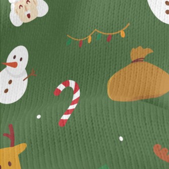 Cute Santa Claus Stretch Jersey