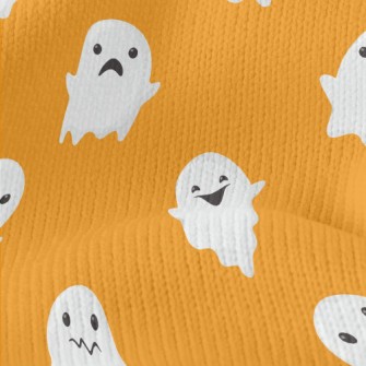Cartoon Cute Ghost Stretch Jersey