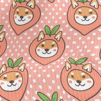 Peach Shiba Inu Stretch Jersey