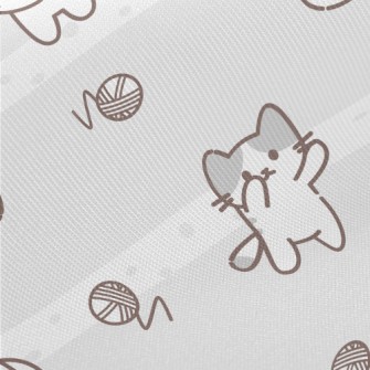 A Day For A Cat Midweight Cotton Poplin