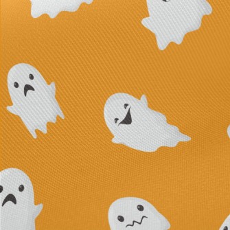 Cartoon Cute Ghost Midweight Cotton Poplin