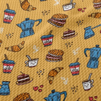 Coffee And Afternoon Tea Desse Birdseye Piqué