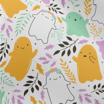 Cute Colorful Ghost Chiffon