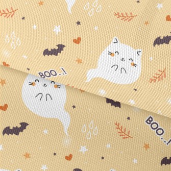 Cute Ghost Cat Waterproof Oxford