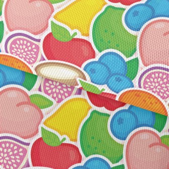 Colorful Fruit Stickers Waterproof Oxford