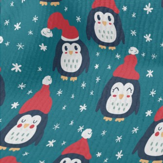 Penguin With Santa Hat Terry