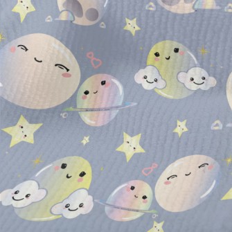 Cute Smiling Starry Sky Terry