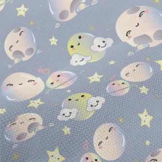 Cute Smiling Starry Sky Performance Linen