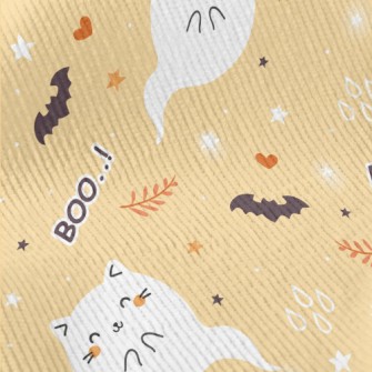 Cute Ghost Cat Standard Corduroy