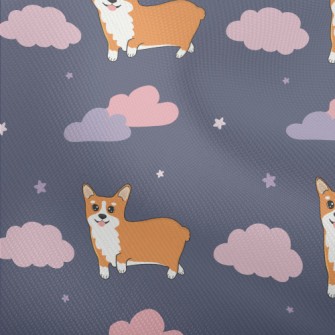 Hand Drawn Corgi In The Sky Dobby