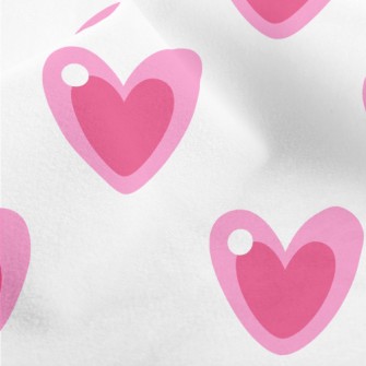 Cartoon Pink Love Micro Fleece