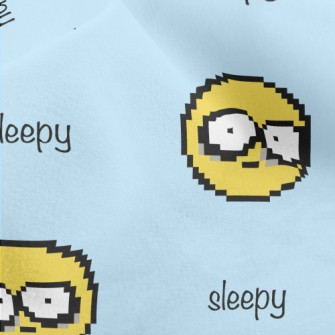 Pixel Insomnia Emoji Micro Fleece