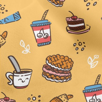 Coffee And Afternoon Tea Desse Micro Fleece